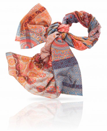 Палантин Женский SN-TILE.PERSIA/PLUM.TAU